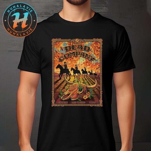 Dead And Company Dead Country Poster For Sphere Las Vegas 2025 Classic T-Shirt