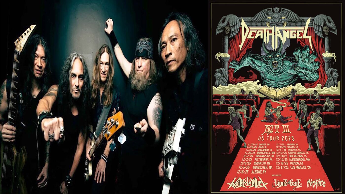 Death Angel Unleashes Act III US Tour 2025 Thrash Metal’s Cinematic Revival