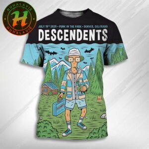Descendents Tonight Poster In Denver CO On July 19th 2025 At Punk In The Park Artwork Milo In The Mountains All Over Print T-Shirt