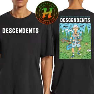 Descendents Tonight Poster In Denver CO On July 19th 2025 At Punk In The Park Artwork Milo In The Mountains Unisex T-Shirt