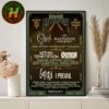 Brutal Assault Festival 2025 In Jaromer Czech Republic Poster Line Up At Josefov Fortress On August 6-9 2025 Home Decor Poster Canvas