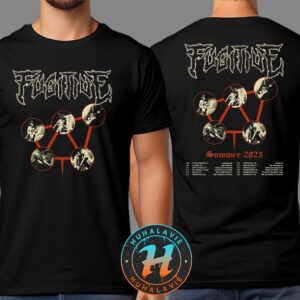 FUGITIVE Summer Tour 2025 Dates List Begins In St. Petersburg FL On July 8 2025 Two Sided Print Unisex T-Shirt