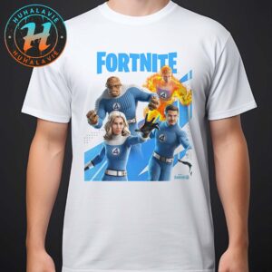 First Look At The Fantastic Four In Fortnite Cover By The Fantastic Four First Steps Unisex T-Shirt