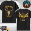 Heavysaurus x Wacken Open Air 2025 Dino Metalhead Merchandise Tee On July 30-August 2 Washed T-Shirt