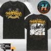 Hatebreed Summer Slaughter Tour 2025 Merch Tee In Huntington NY At The Paramount On July 17th Washed T-Shirt