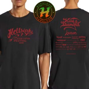 Hellsinki Metal Festival 2025 On August 8th And 9th 2025 Exclusive Tee Logo Event 2025 In Helsinki FI Two Sided Print Unisex T-Shirt