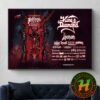 Coldplay Boston MA Show Poster Music Of The Spheres Tour On July 15th And 16th 2025 At Gillette Stadium Home Decor Poster Canvas