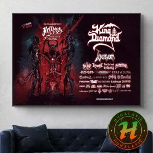 Hellsinki Metal Festival 2025 Poster Line Up In Helsinki Finland On August 8th And 9th 2025 Home Decor Poster Canvas