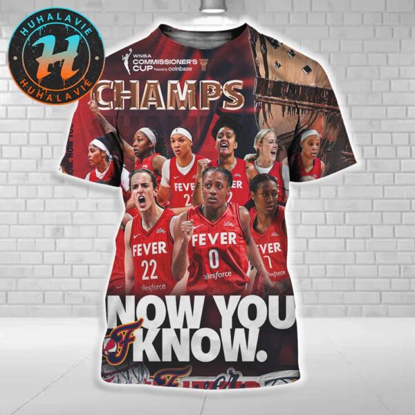 Indiana Fever Beat The Minnesota Lynx Claimed 2025 WNBA Commissioner’s Cup Champions All Over Print Shirt