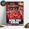 Congrats Indiana Fever Are Your 2025 WNBA Commissioner’s Cup Champions Home Decor Poster Canvas