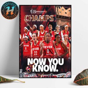 Indiana Fever Beat The Minnesota Lynx Claimed 2025 WNBA Commissioner’s Cup Champions Home Decor Poster Canvas