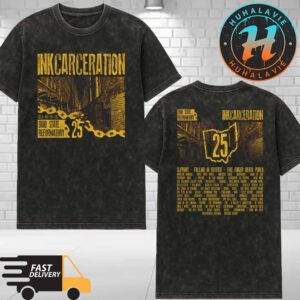Inkcarceration Festival 2025 Dark Alley Tee For Americas Rock And Metal Tattoo Festival 2025 In Mansfield OH On July 18th-20th Washed T-Shirt