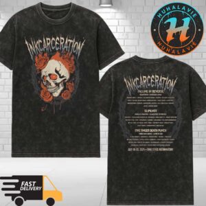 Inkcarceration Festival 2025 Deathbed Tee Americas Rock And Metal Tattoo Festival 2025 In Mansfield OH On July 18th-20th Washed T-Shirt