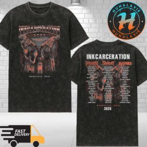 Inkcarceration Festival 2025 Escape Tee On July 18th-20th In Mansfield OH Americas Rock And Metal Tattoo Festival 2025 Washed T-Shirt