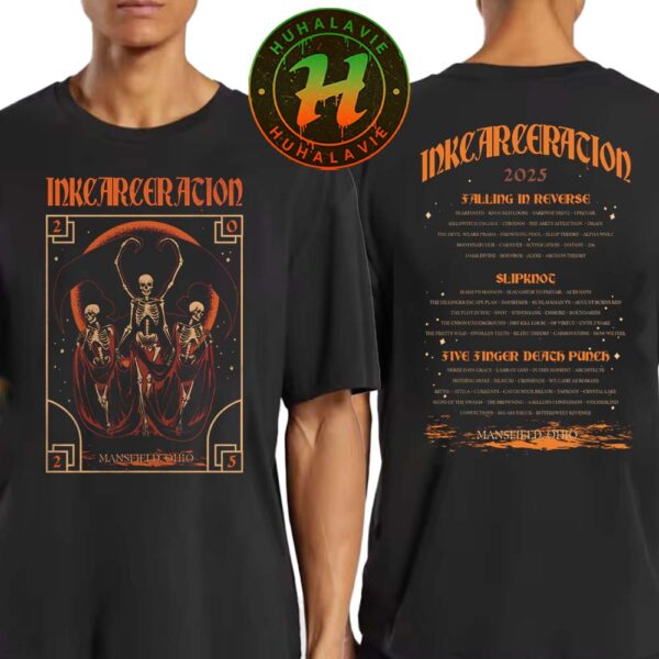 Inkcarceration Festival 2025 Merch Night Terror Tee In Mansfield Ohio On July 18th-20th Americas Rock And Metal Tattoo Festival 2025 Long Sleeve Unisex T-Shirt