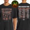 Inkcarceration Festival 2025 Merch Tee Barbed Skull Mineral For Mansfield Ohio On July 18th-20th Americas Rock And Metal Tattoo Festival 2025 T-Shirt