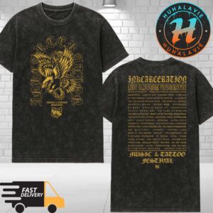 Inkcarceration Festival 2025 Screaming Venom Tee Americas Rock And Metal Tattoo Festival 2025 In Mansfield OH On July 18th-20th Washed T-Shirt