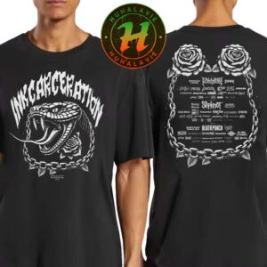 Inkcarceration Festival 2025 Spitting Venom Collection Tee In Mansfield Ohio On July 18th-20th Americas Rock And Metal Tattoo Festival 2025 Long Sleeve Unisex T-Shirt