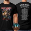 Iron Maiden France Merchandise Tee Run For Your Lives World Tour 2025 Kicks Off In Belfort France On July 3 2025 Two Sided Print Unisex T-Shirt