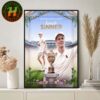 Niels Vink Singles Doubles Triple Nike x Niels Vink 2025 Quad Wheelchair Singles Champion Home Decor Poster Canvas