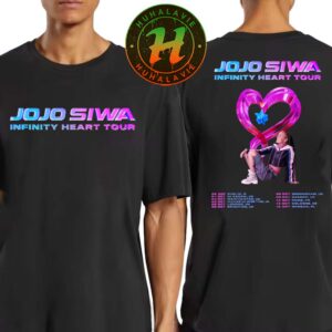 Jojo Siwa Infinity Heart Tour Europe 2025 Dates List Kick Off In Dublin IE On September 29th 2025 Two Sided Print T-Shirt