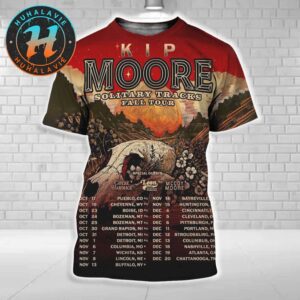 Kip Moore Solitary Tracks Fall Tour 2025 Dates List Kicks Off In Pueblo CO On October 17 2025 All Over Print Shirt