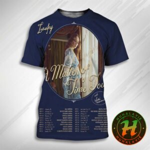 Laufey A Matter Of Time Tour 2025 Cities List Kick Off In Orlando Fl At Kia Center On September 15th 2025 3D T-Shirt