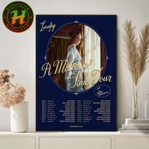 Laufey A Matter Of Time Tour 2025 Cities List Kick Off In Orlando Fl At Kia Center On September 15th 2025 Poster Canvas