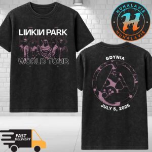 Linkin Park Gdynia Poland From Zero World Tour 2025 Exclusive At Open’er Festival On July 5 2025 Washed T-Shirt