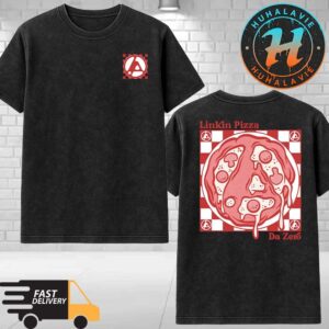 Linkin Park Pizza Milano MI Italy On June 23rd 2025 Merchandise Tee Da Zero Pizzeria And Pop Up At Piazza Guglielmo Oberdan Washed T-Shirt