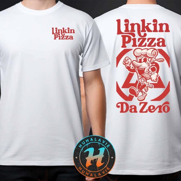 Linkin Park Pizza Milano MI Italy Pop Up Merch Tee Da Zero At Piazza Guglielmo Oberdan On June 23rd 2025 Two Sided Classic T-Shirt