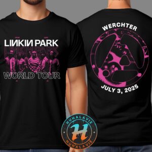 Linkin Park Werchter Belgium Exclusive Tee From Zero World Tour July 3 2025 At Rock Werchter Festival Two Sided Print T-Shirt