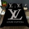 Louis Vuitton Dark Green Luxury Brand Bedding Set