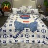 Louis Vuitton x Supreme Bug Bunny Shooting Out Money Bedding Set