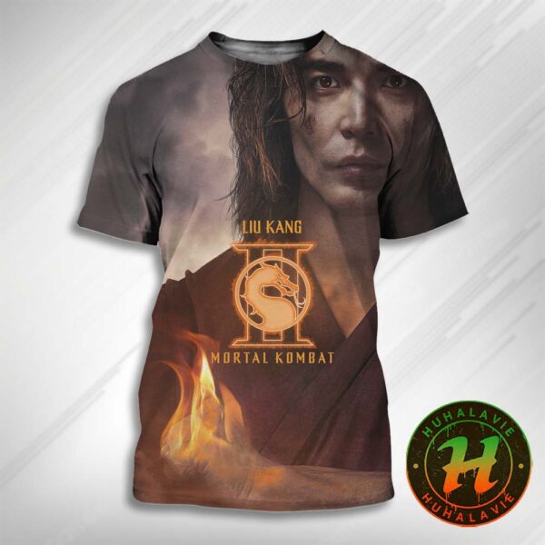 Ludi Lin As Liu Kang New Character Posters For Mortal Kombat 2 Only In Theaters October 24 2025 3D T-Shirt