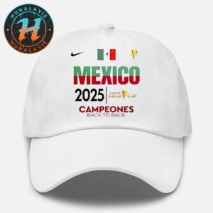 Mexico Back To Back Nike Campeones Copa Oro 2025 Champions 2025 Concacaf Gold Cup Classic Cap Snapback Hat