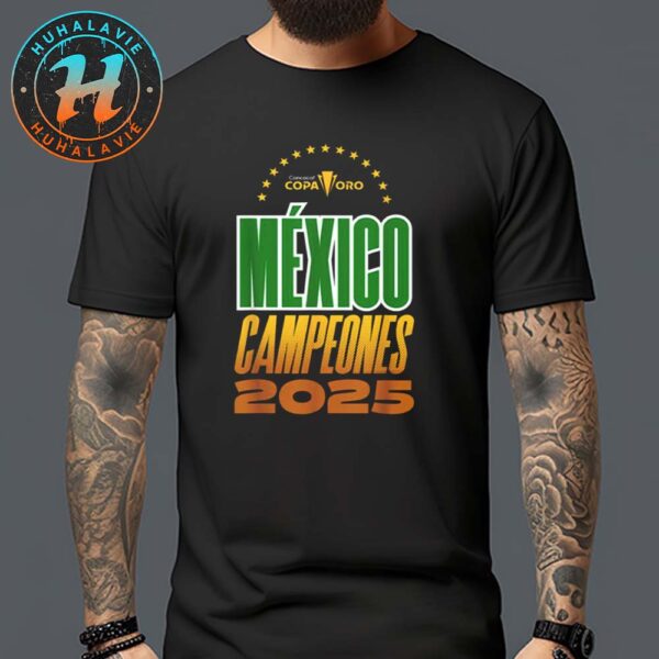 Mexico Campeones Copa Oro 2025 Champions 2025 Concacaf Gold Cup Unisex T-Shirt