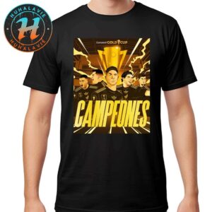 Mexico National Football Team Campeones 2025 Concacaf Gold Cup Champions Unisex T-Shirt