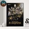 Mexico National Football Team Campeones 10th Time Champions 2025 Concacaf Gold Cup Home Decor Poster Canvas