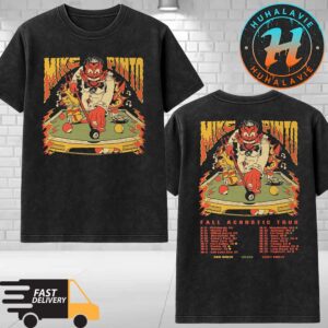Mike Pinto Fall Acoustic Tour 2025 Dates List Kicks Off In Pittsburgh PA On September 11 2025 Washed T-Shirt