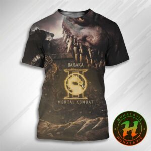 New Character CJ Bloomfield As Baraka Posters For Mortal Kombat 2 Only In Theaters October 24 2025 All Over Print T-Shirt