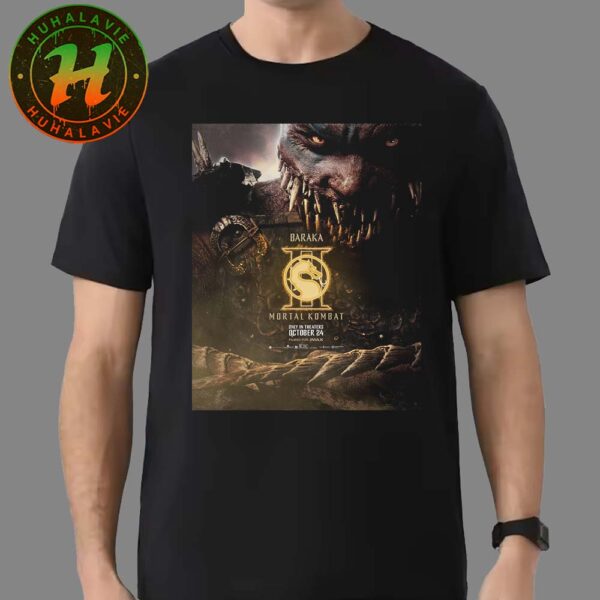 New Character CJ Bloomfield As Baraka Posters For Mortal Kombat 2 Only In Theaters October 24 2025 Black T-Shirt