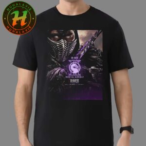 New Character Joe Taslim As Bi-Han Posters For Mortal Kombat 2 Only In Theaters October 24 2025 Black T-Shirt