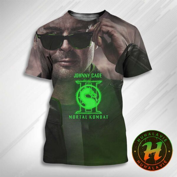 New Character Posters For Mortal Kombat 2 Karl Urban As Johnny Cage Only In Theaters October 24 2025 3D Unisex T-Shirt