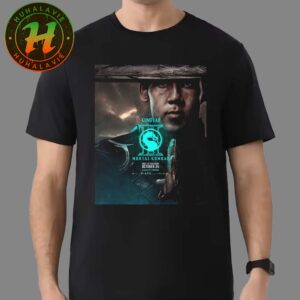 New Character Posters For Mortal Kombat 2 Max Huang As Revenant Kung Lao Only In Theaters October 24 2025 Black T-Shirt
