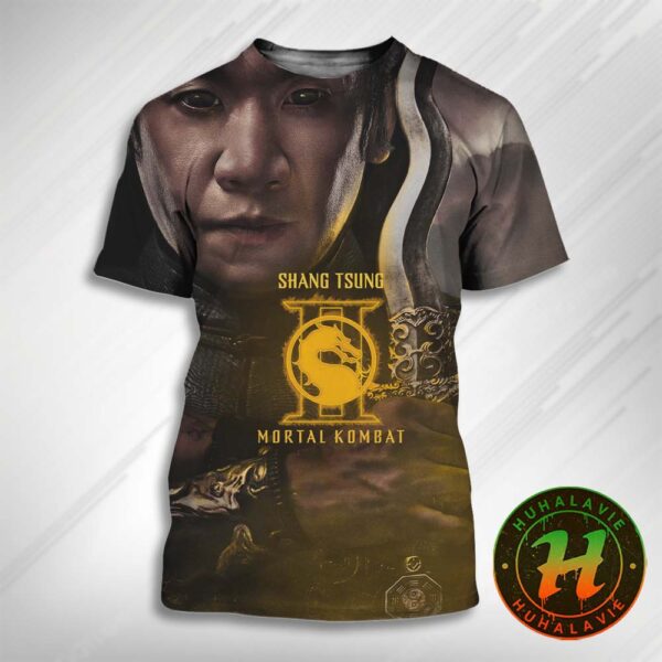 New Character Posters For Mortal Kombat 2 Only In Theaters October 24 2025 Chin Han As Shang Tsung All Over Print Unisex T-Shirt