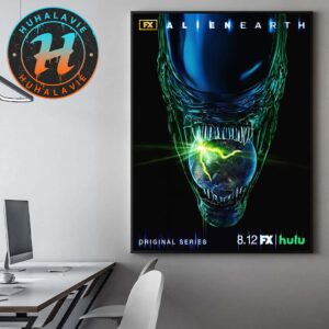 New Poster For Alien Earth Original Series Premiering August 12 On Hulu Home Decor Poster Canvas