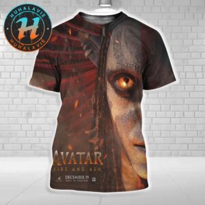 New Poster For Avatar Fire And Ash Only In Theaters December 19 2025 All Over Print Shirt