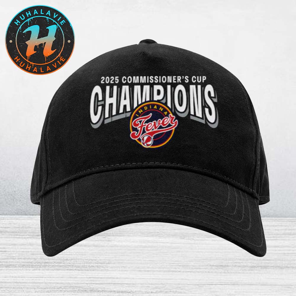 Official Indiana Fever Named To 2025 WNBA Commissioner's Cup Champions Classic Cap Snapback Hat Official Indiana Fever Named To 2025 WNBA Commissioner's Cup Champions Classic Cap Snapback Hat