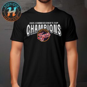 Official Indiana Fever Named To 2025 WNBA Commissioner’s Cup Champions Unisex T-Shirt